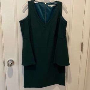 Trina Turk hunter green dress size 6